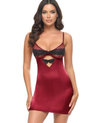 Serena Satin Babydoll Dress