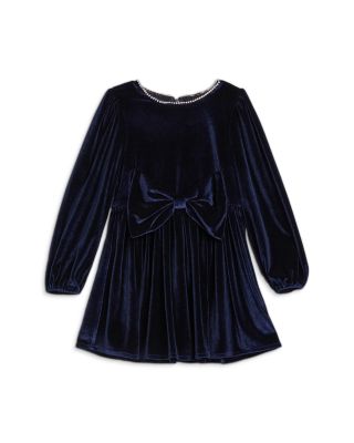 Girls&#39; Ashlyn Velour Mini Dress - Little Kid, Big Kid