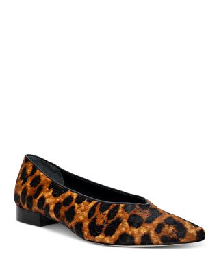 Women's Suzanne II Leopard Print Calf Hair Flats