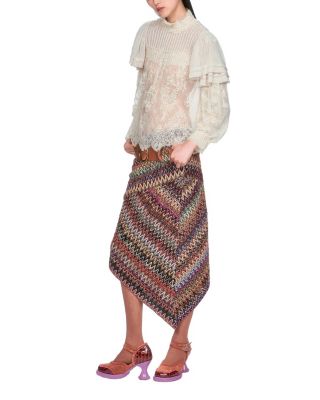 Bargello Multi Asymmetrical Skirt
