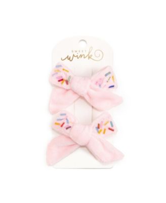 Girl's Sprinkle Bow Clip Set - Little Kid, Big Kid