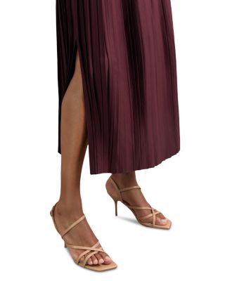 Savannah Pleated Midi Skirt