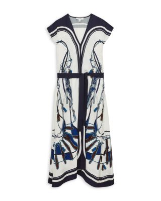 Gemma Scarf Print Dress