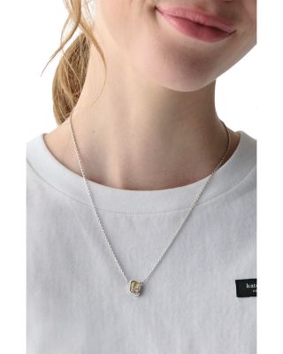 Spade Molten Glass Pendant Necklace, 16-19"