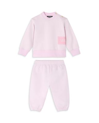 Unisex 90s Logo Baby Print Fleece Top & Pants - Baby