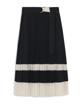 Goldie Pleated Midi Skirt