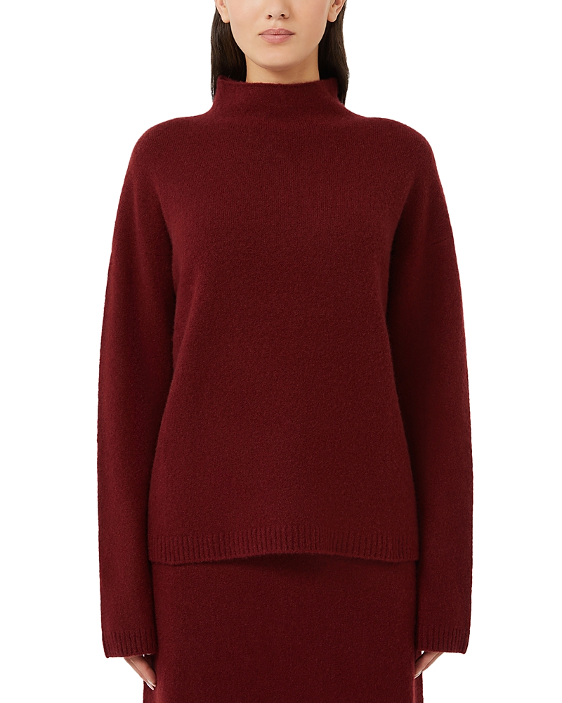 Max Mara Orlaya Cashmere Blend Funnel Neck Sweater In Multi