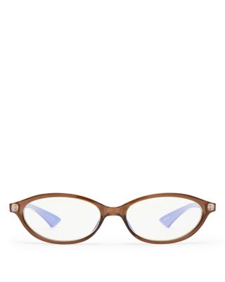 Duskfall Oval Blue Light Glasses, 55mm