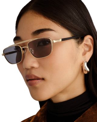 Le Mimi Aviator Sunglasses, 57mm