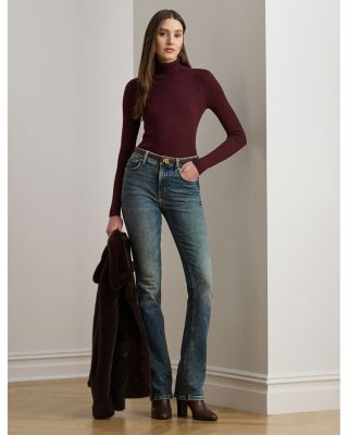 Ribbed Turtleneck Sweater