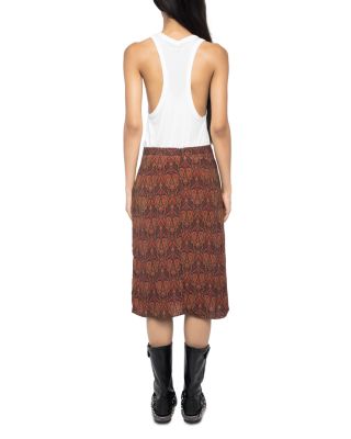 Julen Paisley Print Skirt 