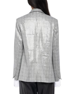 Vanille Sequined Blazer