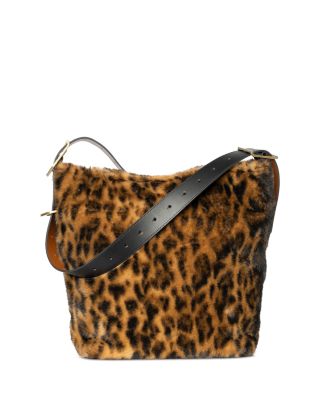 Jane Faux Fur Hobo Bag