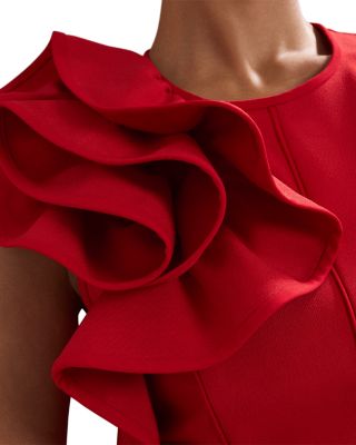 Tyra Ruffle Trim Dress