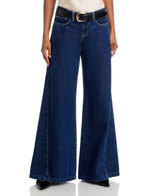 Savina High Rise Wide Leg Jeans in Marseille