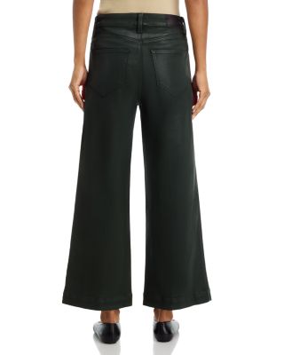Anessa High Rise Wide Leg Jeans in Dark Rosin Luxe Coating