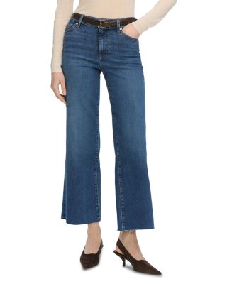 Le Slim High Rise Ankle Crop Palazzo Jeans in Elixir Raw After