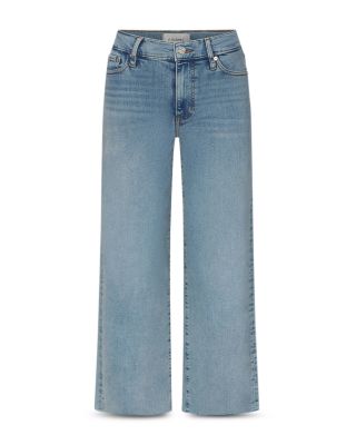 Le Slim High Rise Ankle Crop Palazzo Jeans in Spring Raw After