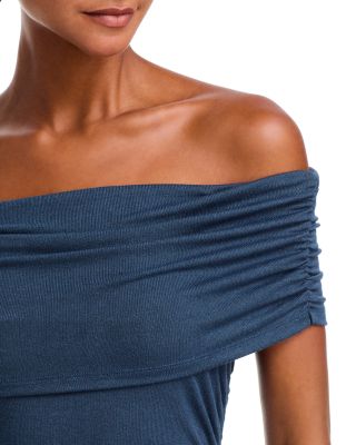 Field Of Dreams Off-the-Shoulder Maxi Dress