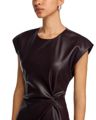 Chiara Faux Leather Dress