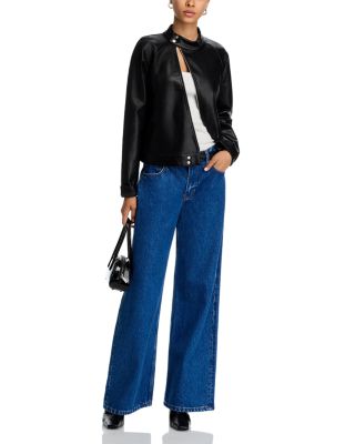 Jett Faux Leather Moto Jacket