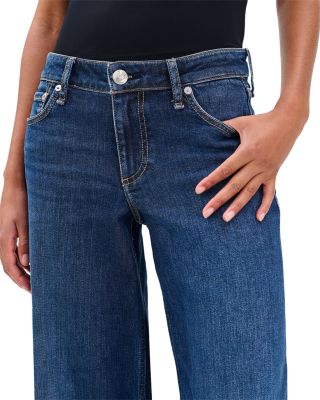 Aiden High Rise Wide Leg Jeans in Rhinebeck