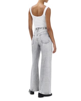 Miramar Sofie Wide Leg Jeans in Icey Gray