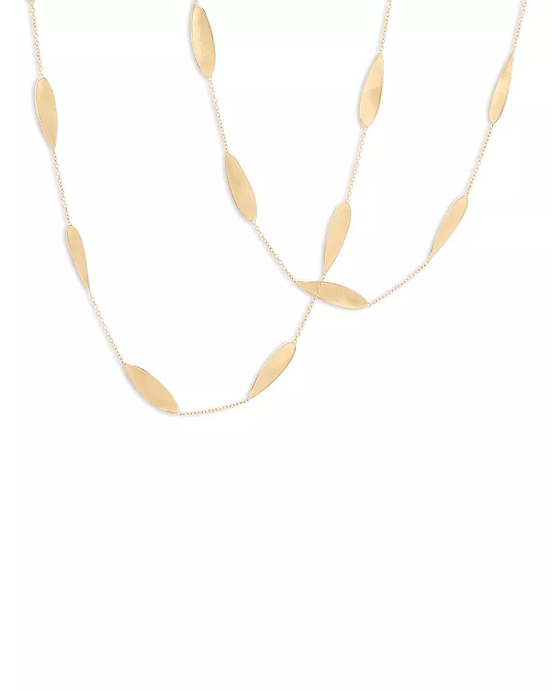 Marco Bicego Station Long Necklace in 18K Yellow Gold, 36