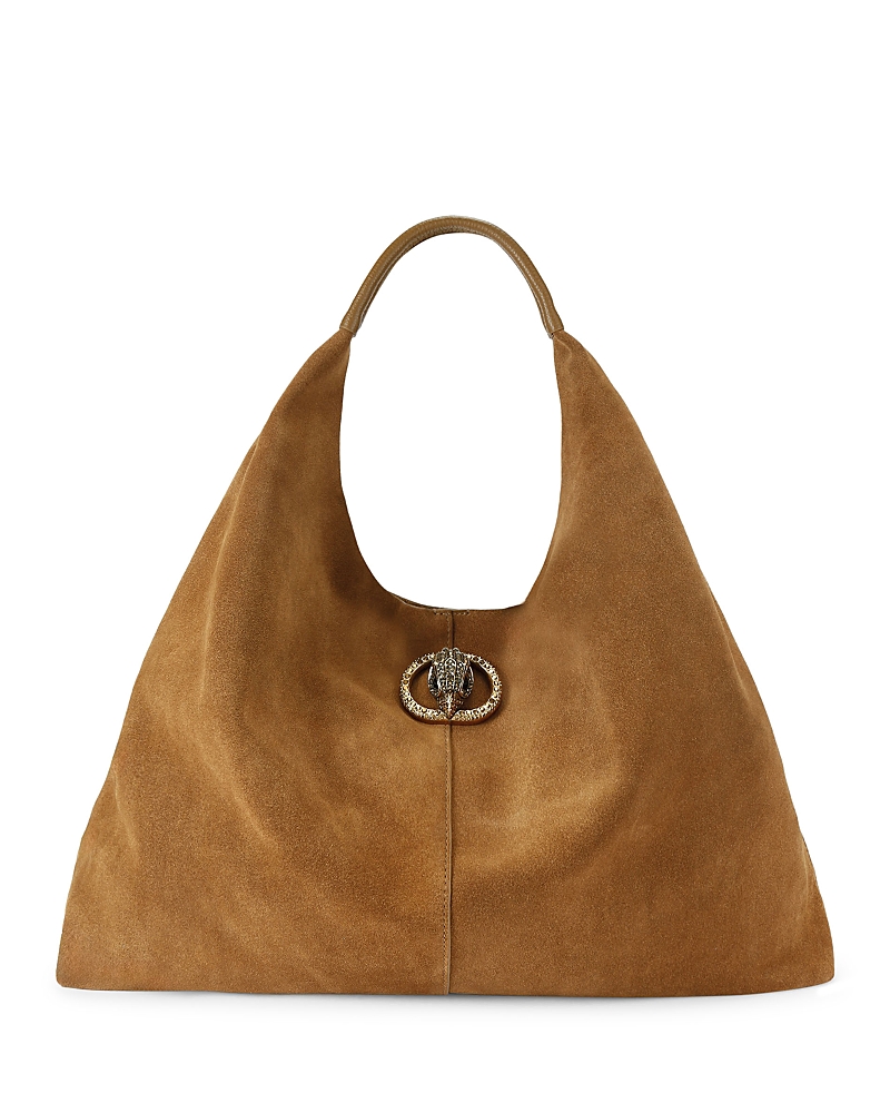 Kurt Geiger Large Chelsea Crystal-embellishment Tote Bag In Brown