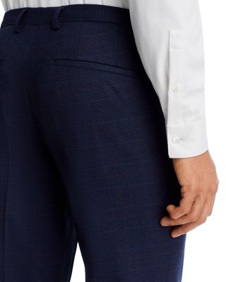 Hesten Extra Slim Fit Plaid Suit Pants