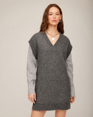 Sally Mixed Media Dress