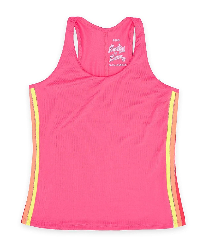 Lucky in Love Girls' Prisma Stripe Tank Top - Little Kid, Big Kid