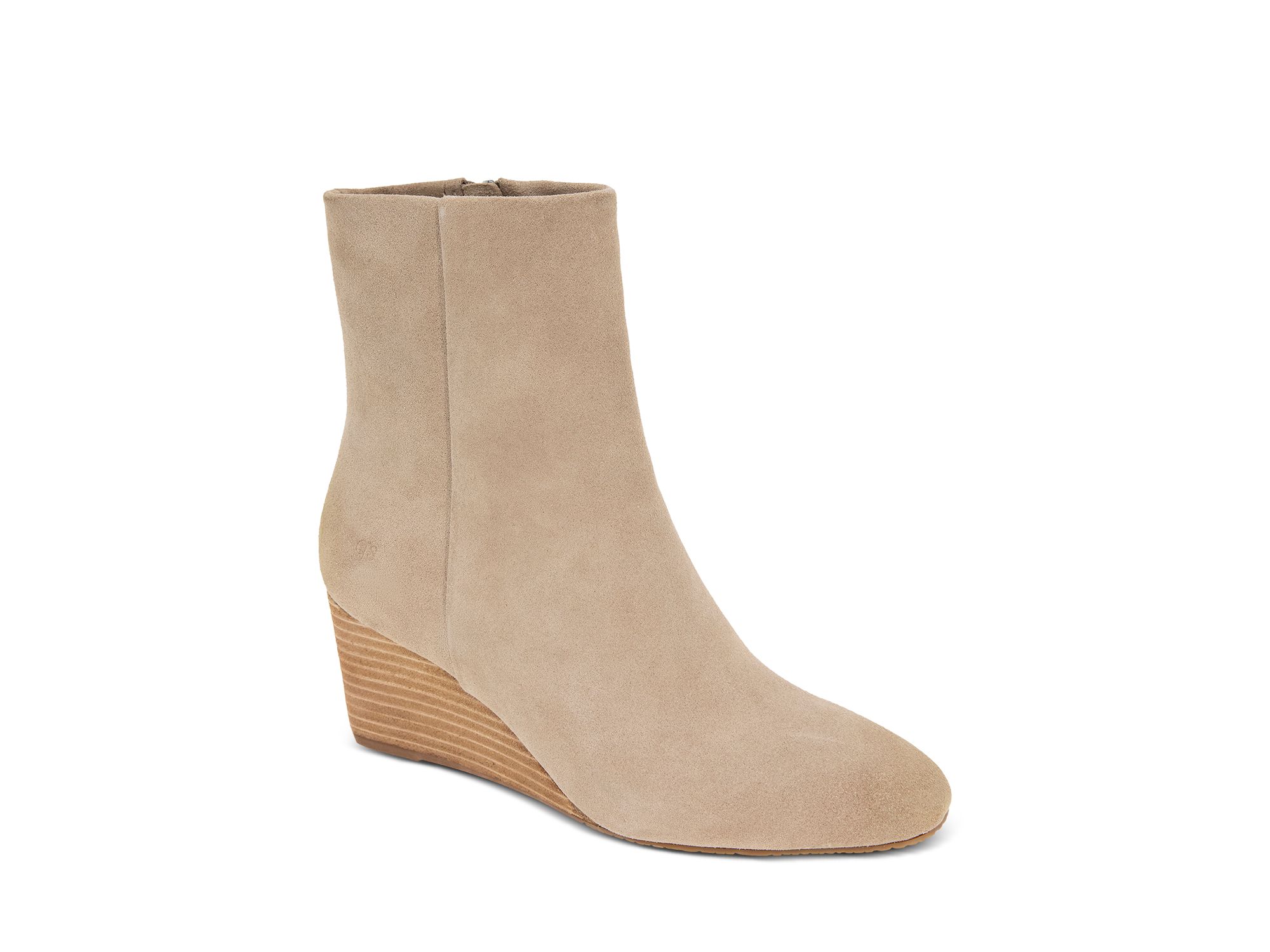 Women's Nash Brown Wedge Booties - Image 1