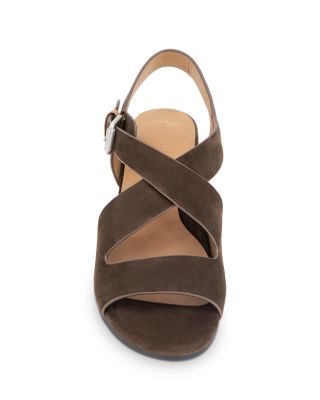 Women's Mela Brown Suede Sandals