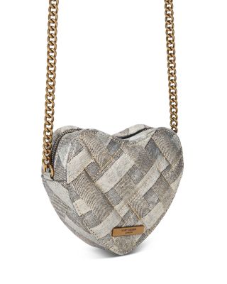 Kensington Denim Heart Shaped Crossbody