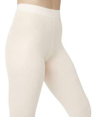 Opaque Control Top Sheer Rib Tights