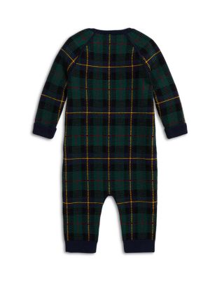 Boys' Plaid Wool Coverall - Baby