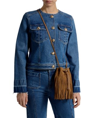 x Cinq &agrave; Sept Osette Fringe Crossbody Pouch