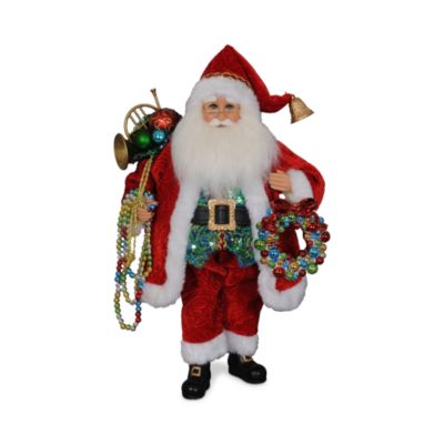 Beads with Wreath Santa