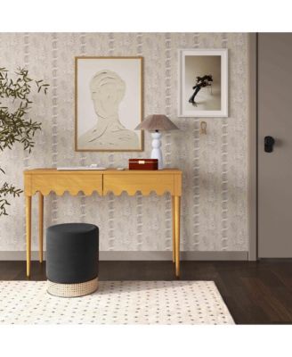  Oodle Ash 2-Drawer Desk in Natural