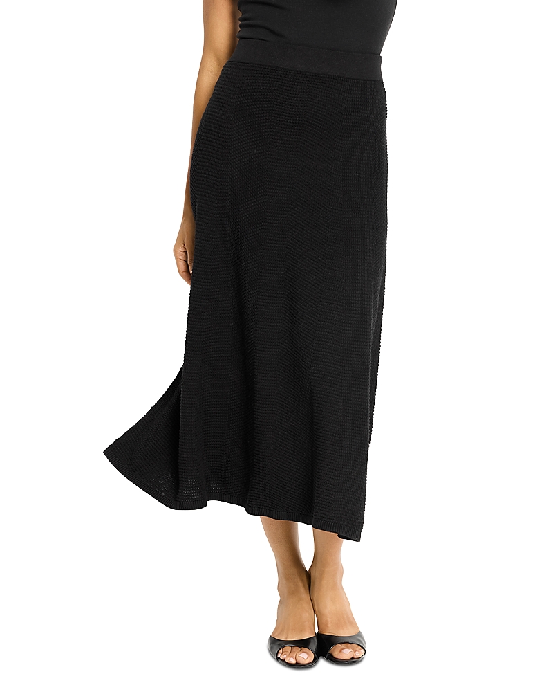 Nic + Zoe Nic+zoe Pixel Knit Skirt In Black