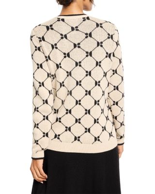 Geometric Argyle Sweater
