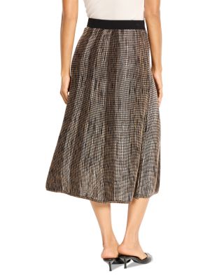 Ombr&eacute; Pixel Knit Skirt