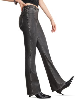 Good Classic Faux Leather Bootcut Pants