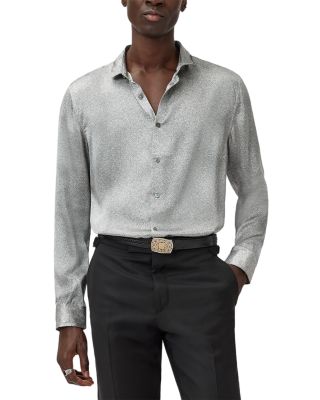 Orchard Button Front Silk Shirt