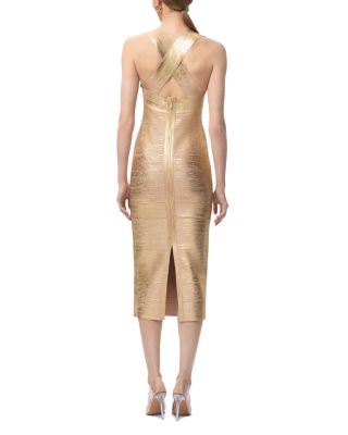 Foil Bodycon Dress