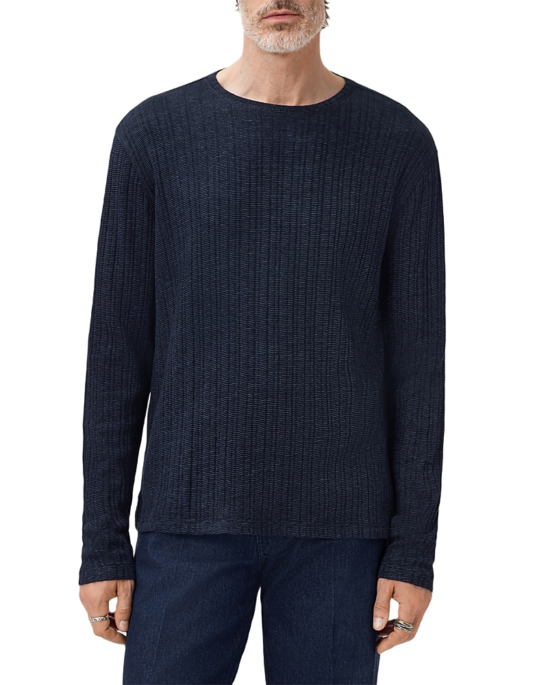 John Varvatos Fern Feeder Rib Long Sleeve Tee