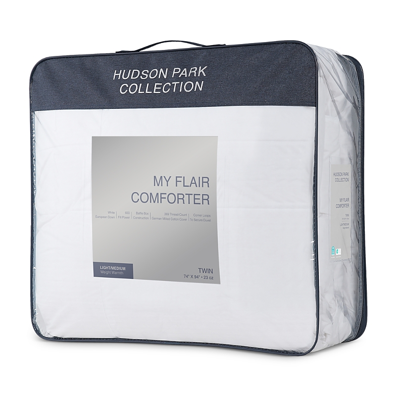 Hudson Park Collection Bloomingdale's My Flair Asthma & Allergy Friendly Down Comforter, Light/medium Twin - Exclusive In White