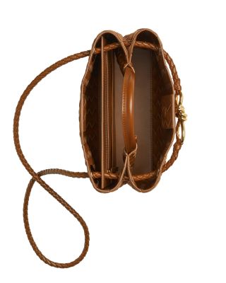 Small Andiamo Top Handle Bag in Suede