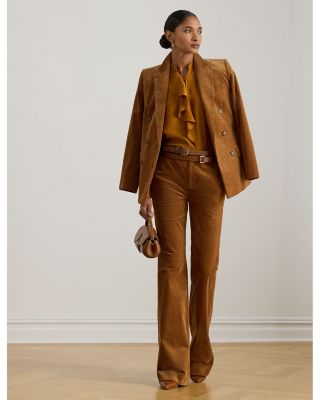 Ruffle Trimmed Georgette Tunic